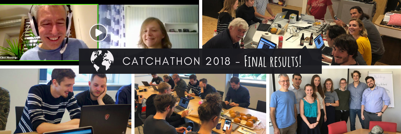 Catchathon 2018:  final & country leaderboards! 🌍🌏🌎