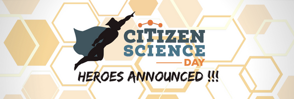 CitSciDayHERO concludes with 12 heroes!