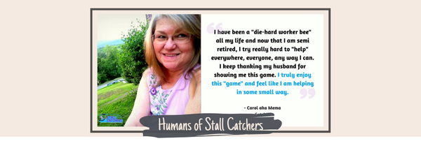 "If I can do this, anyone can, and we need all the help we can get!" -- interview with supercatcher Carol aka Mema! 👩 🔬